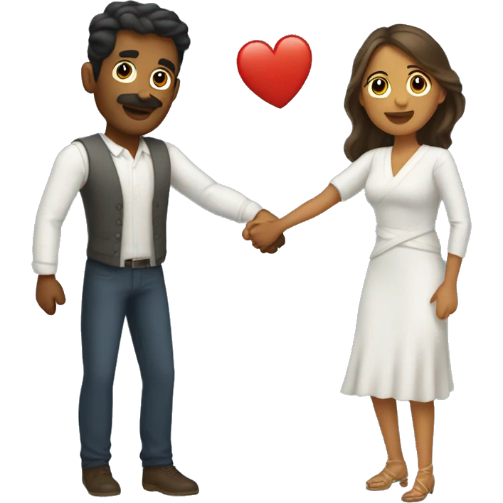 PAREJA BAILASNDO  emoji
