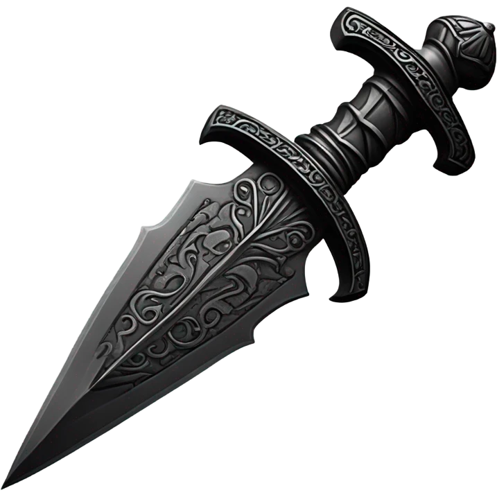 Black dagger emoji