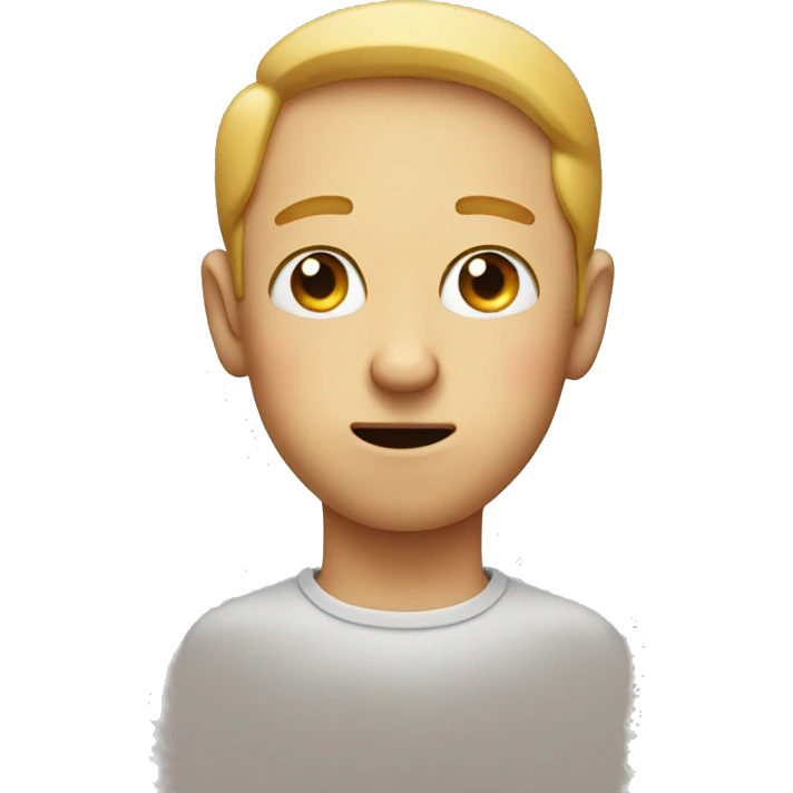 an emoji with a finger under his eyes  emoji