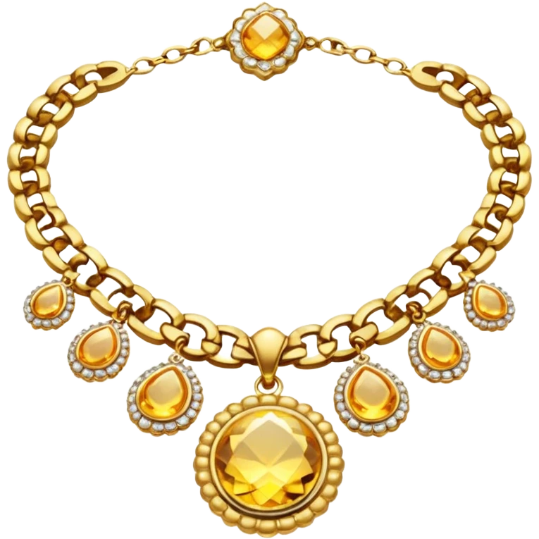 Gold jewellery emoji