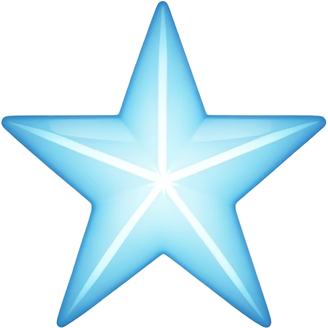 Light blue star emoji
