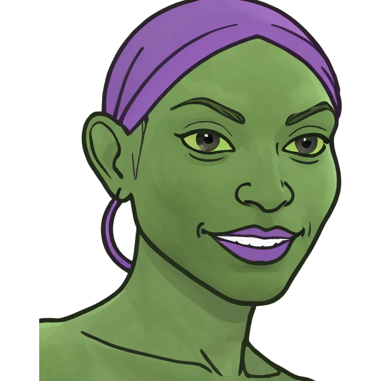 Dancer in purple emoji