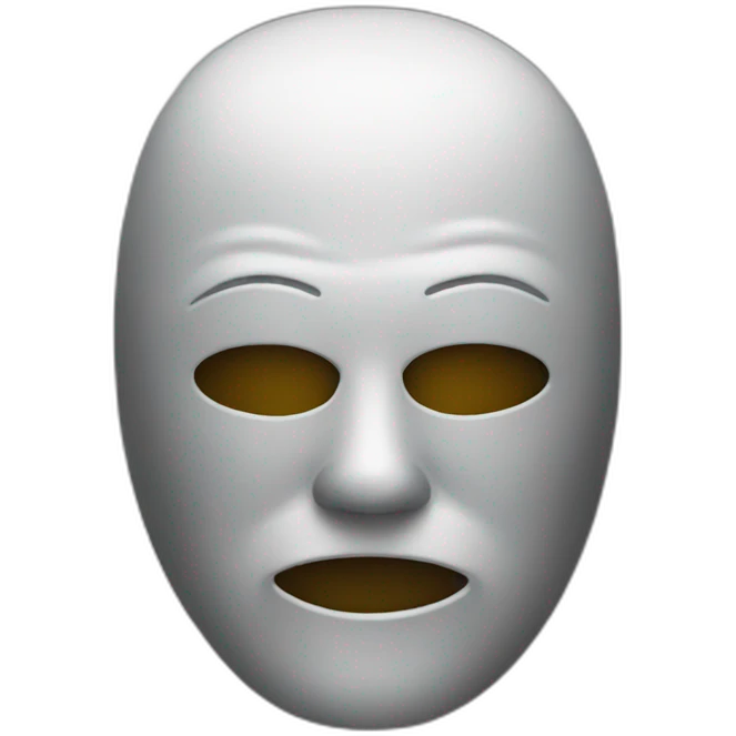 Masked man emoji