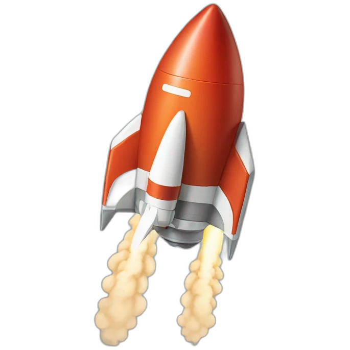 rocket falling down emoji