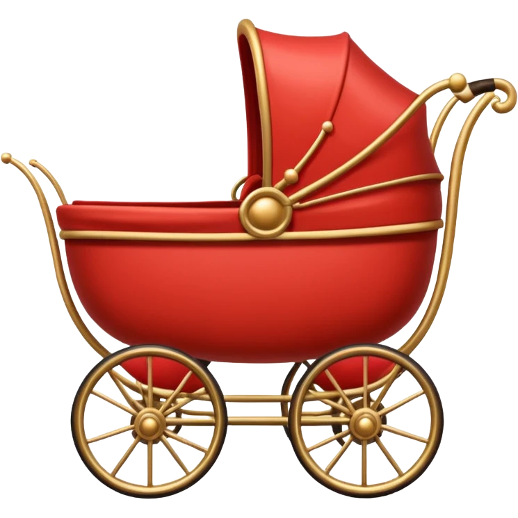vintage baby carriage emoji