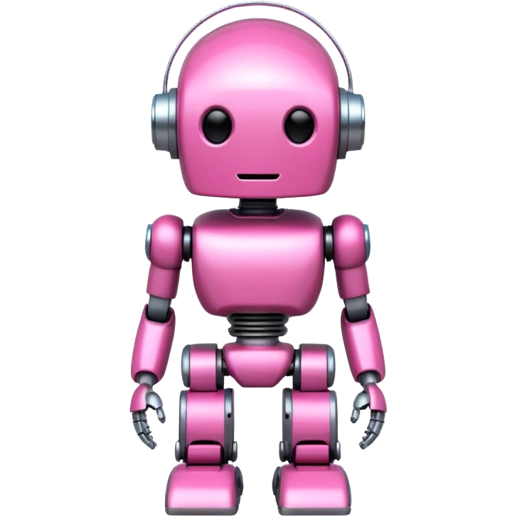 pink robot emoji