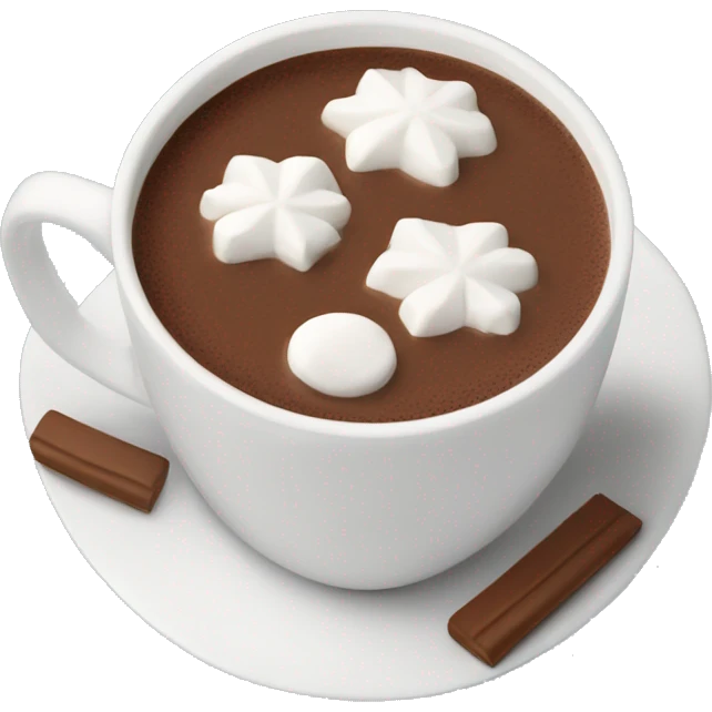 Hot chocolate for the holidays emoji