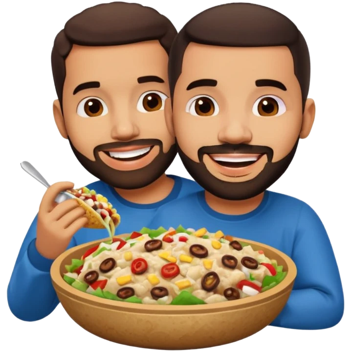 Drake eating a chipotle burrito bowl emoji