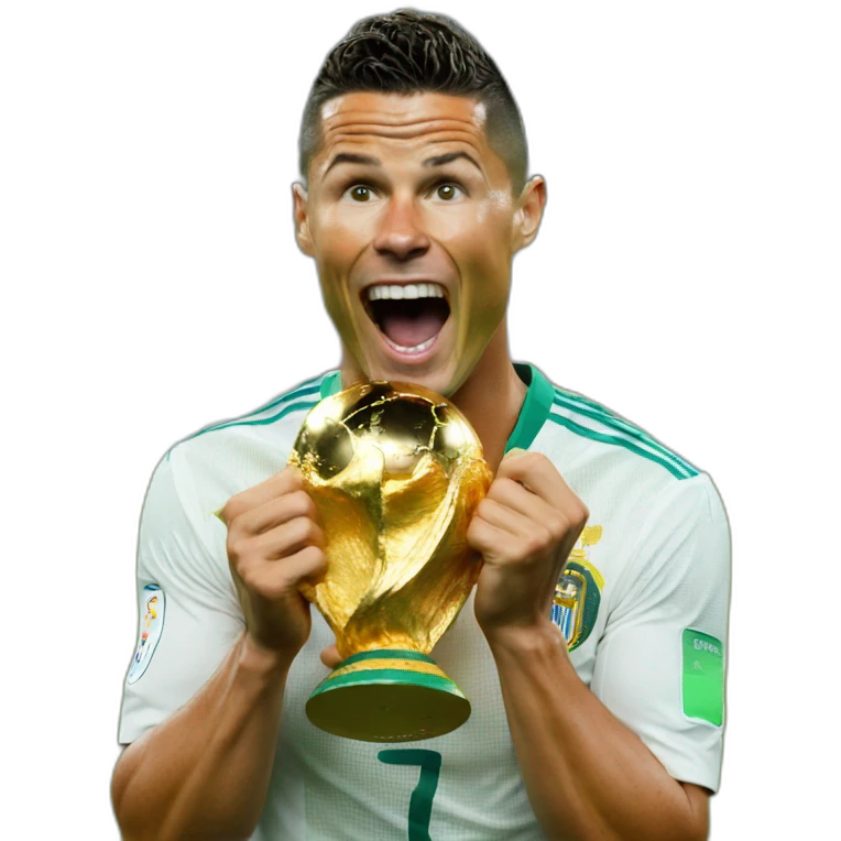 ronaldo winning World cup emoji