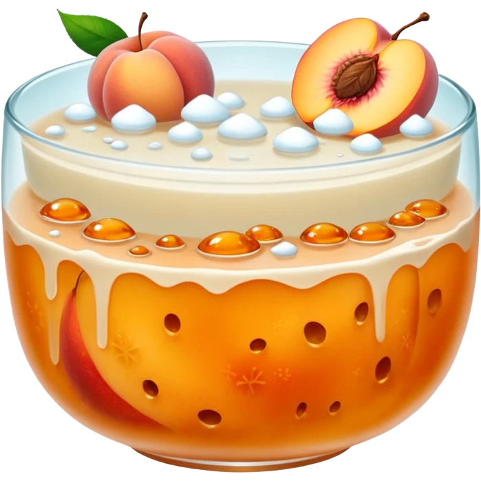 snow fungus and peach gum soup emoji