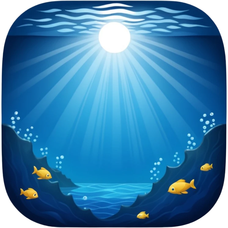 Deep Ocean with background  emoji