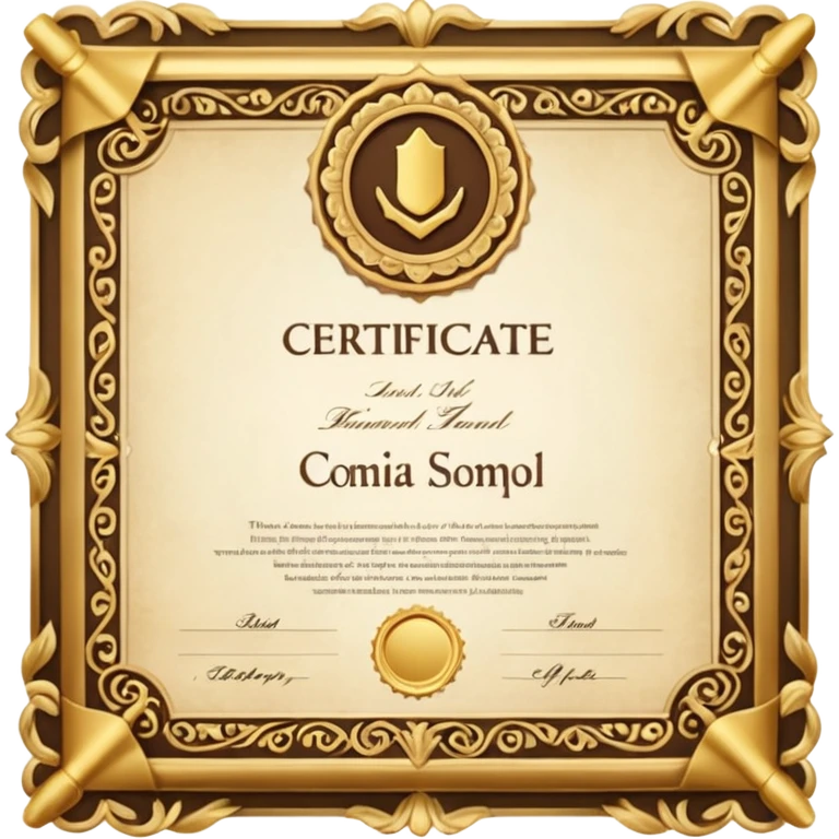 Certification emoji