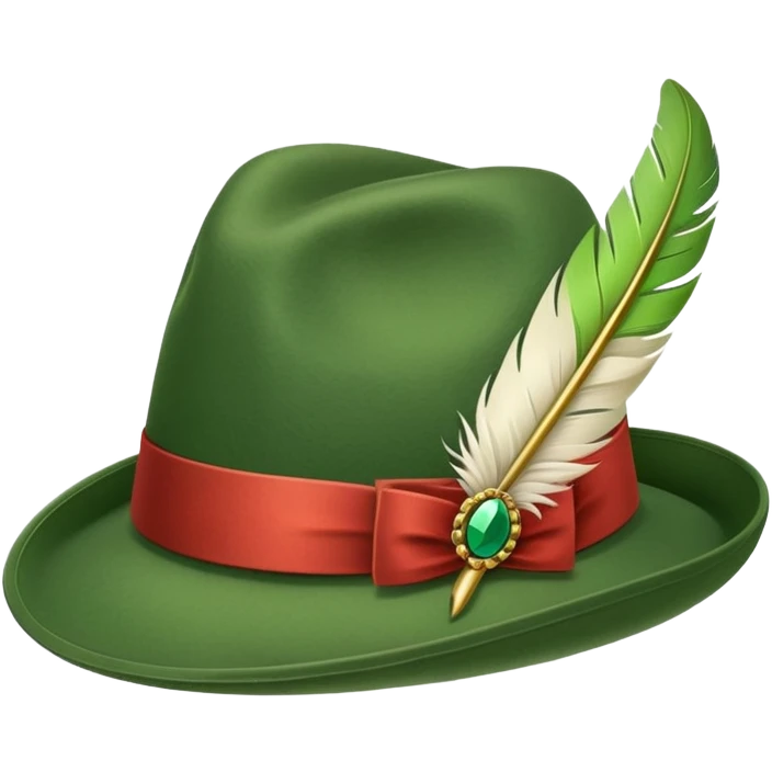 tyrolean hat emoji