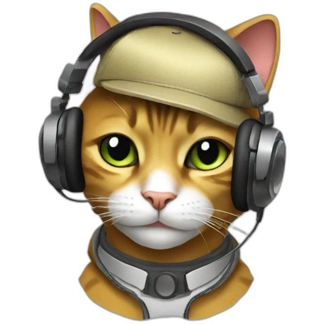 dj cat emoji