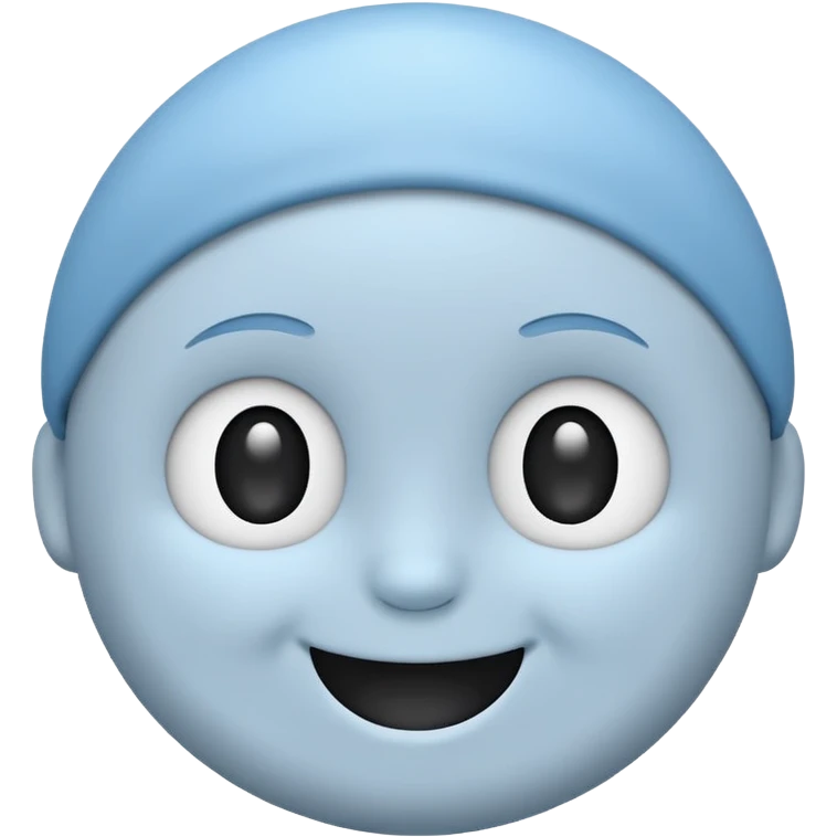 Baby Blue, gray and white emojis emoji