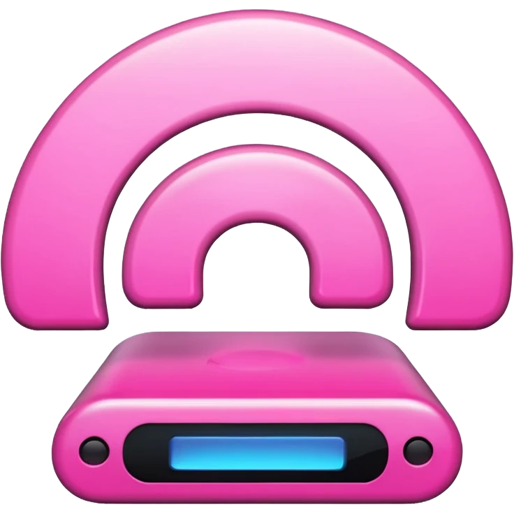 pink wifi emoji
