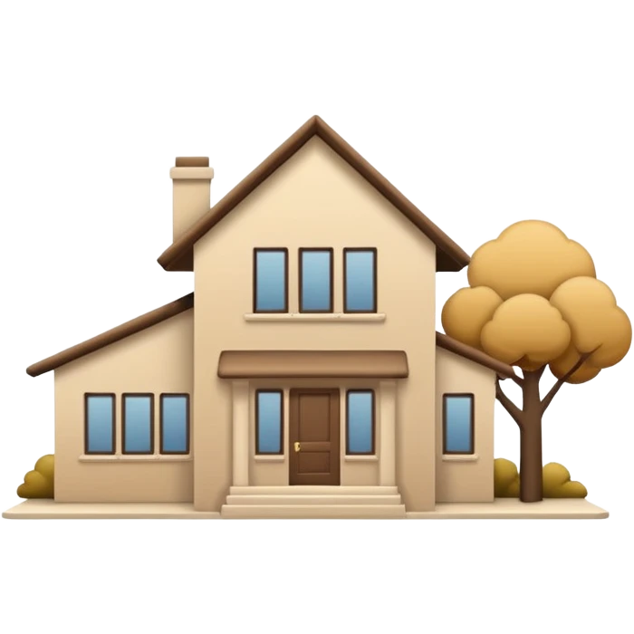 Beige house clean aesthetic  emoji