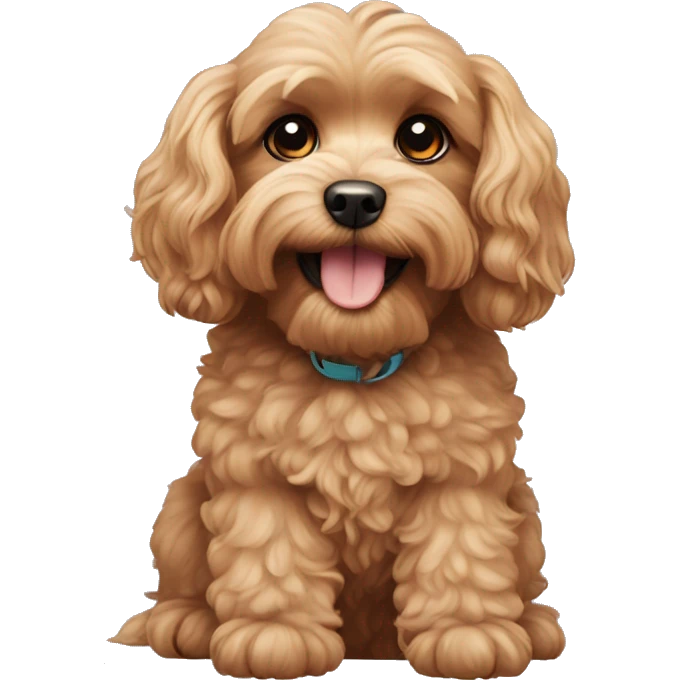 Cavoodle dog  emoji