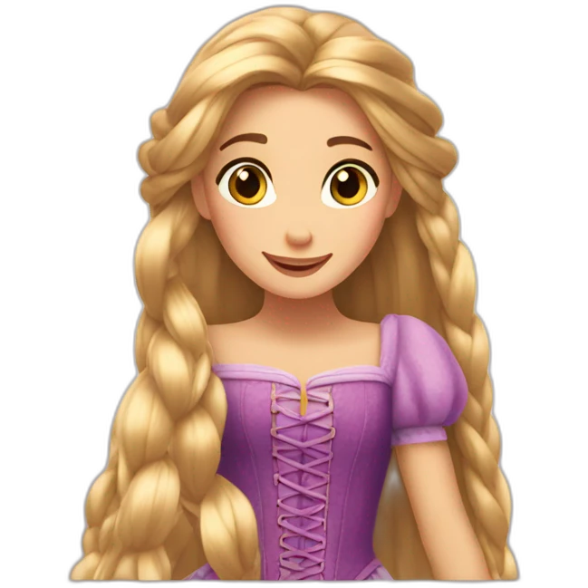 Rapunzel emoji