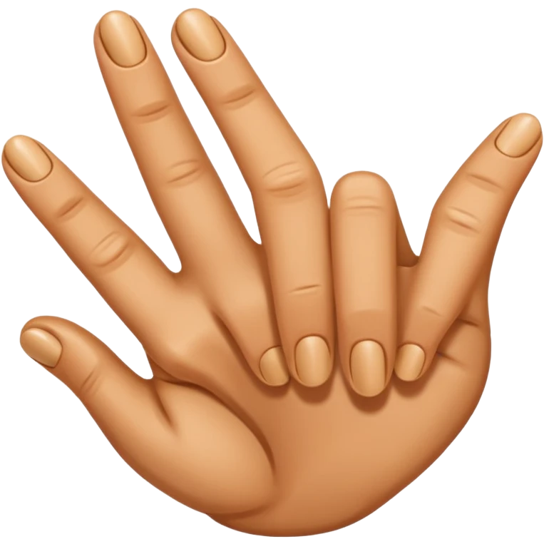 two fingers emoji