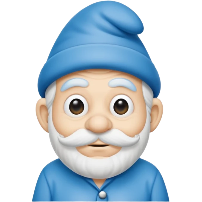 grandfather smurf  emoji