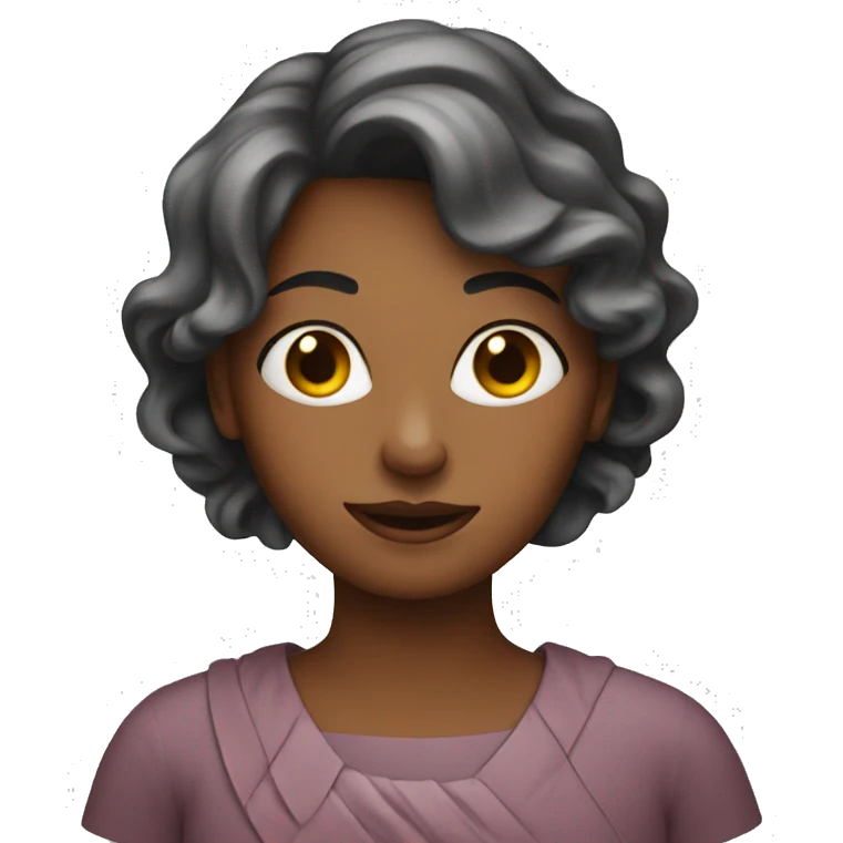 Lady with  emoji