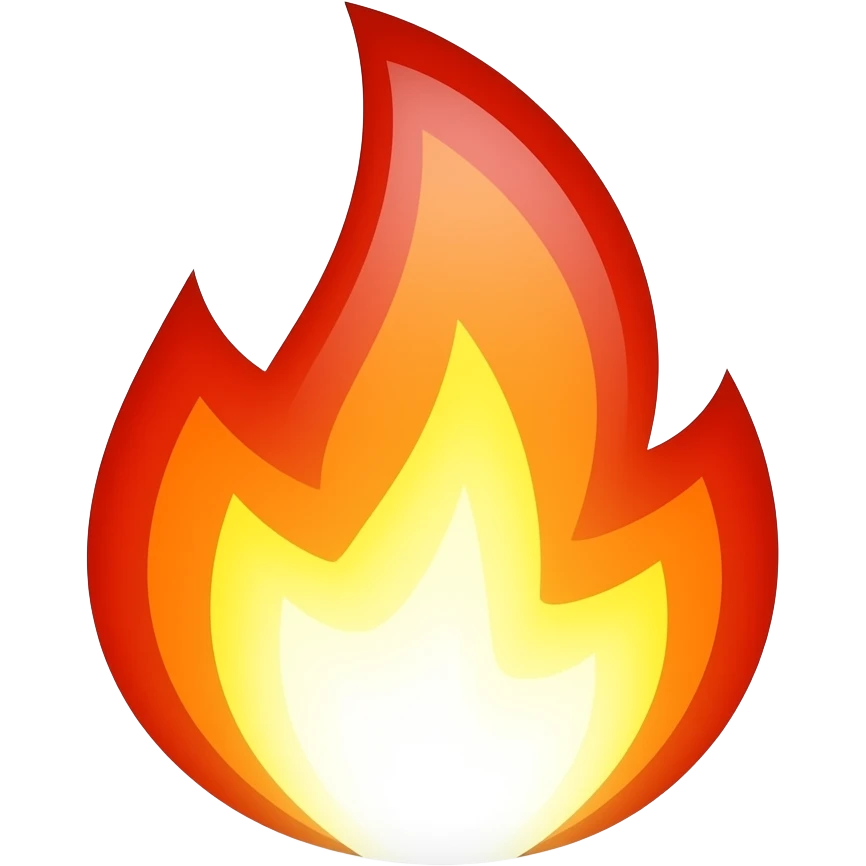 emoji del fuego de iphone emoji