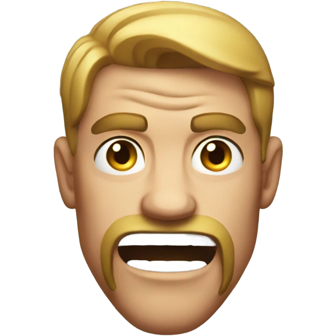 Buff guy raging emoji