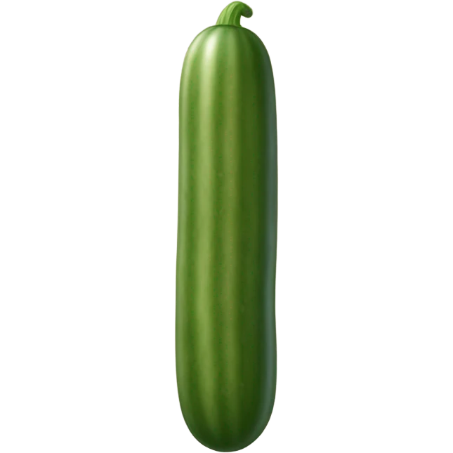 brown cucumber  emoji