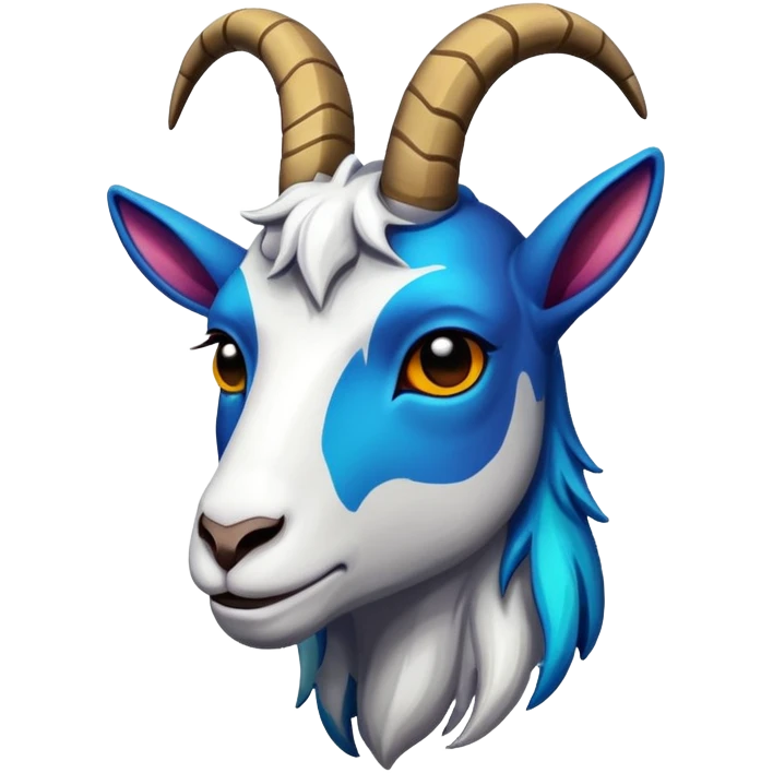 make a graffiti sticker that says GOAT emoji