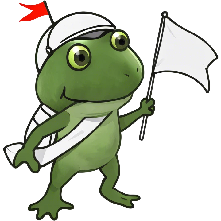 bufo holding a white flag emoji
