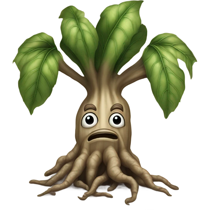 mandrake root emoji