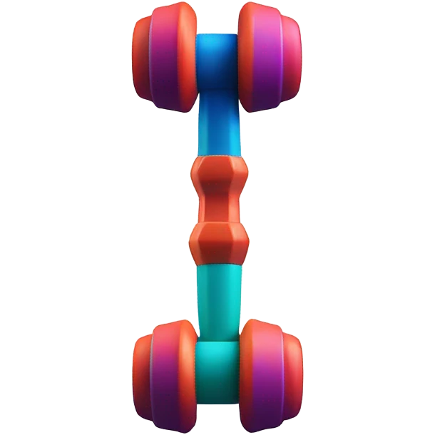 Small dumbbells emoji