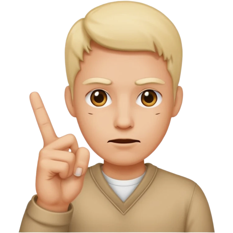Face with two middle fingers  emoji