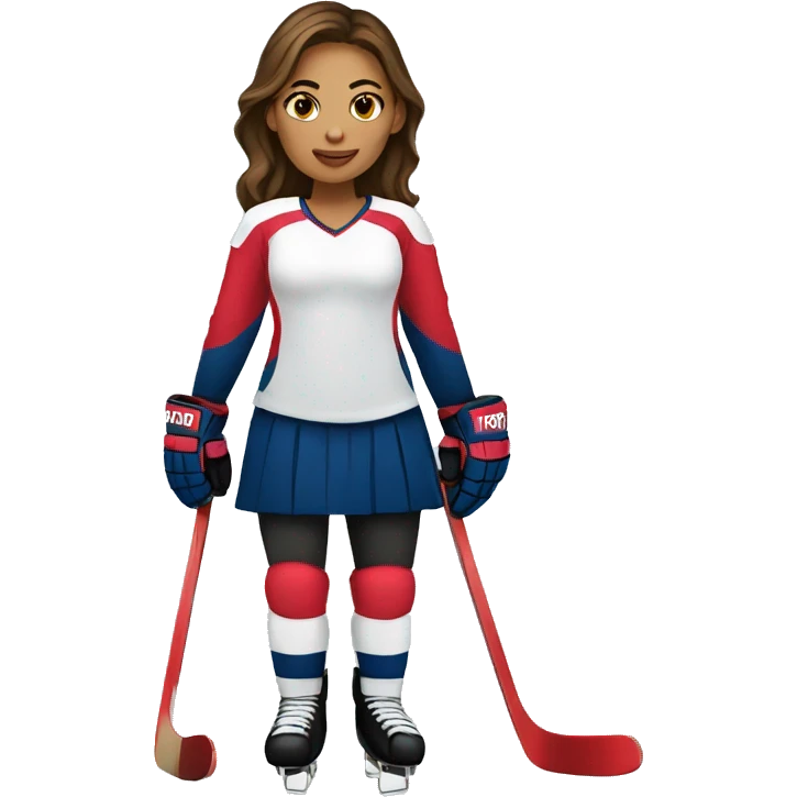 Hockey mujer emoji