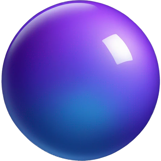 Blue/purple orb emoji