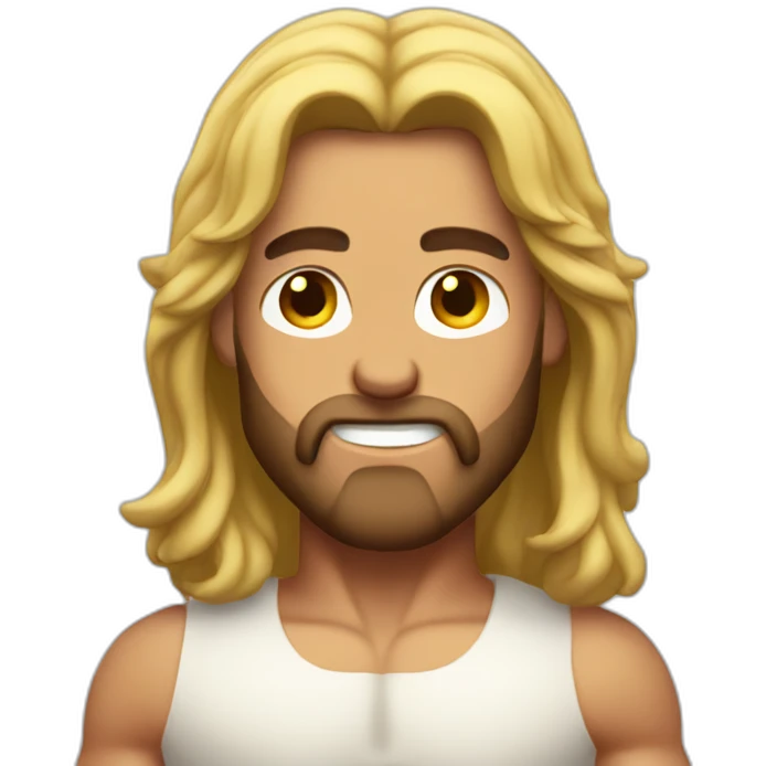 Buff muscular Jesus emoji
