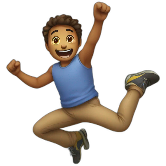 Jump  emoji