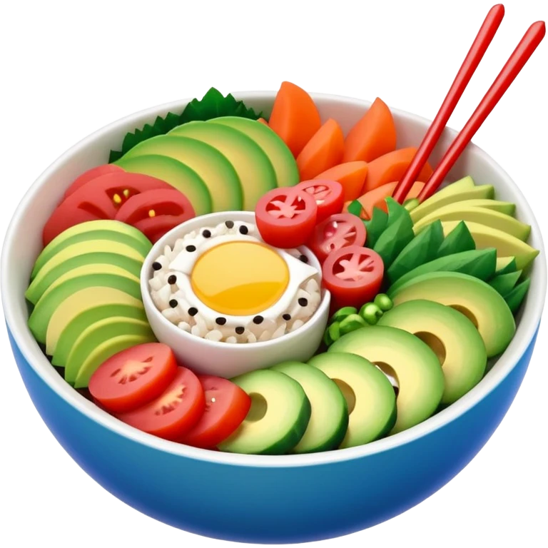 Poke bowl emoji