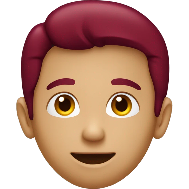 Burgundy heart emoji