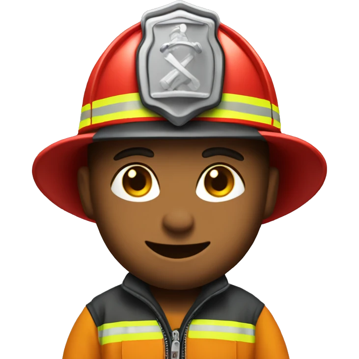 fire fighter ,whole body emoji