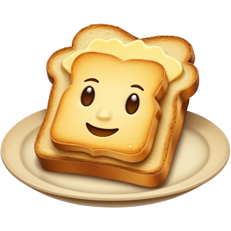 toasts with butter on top emoji