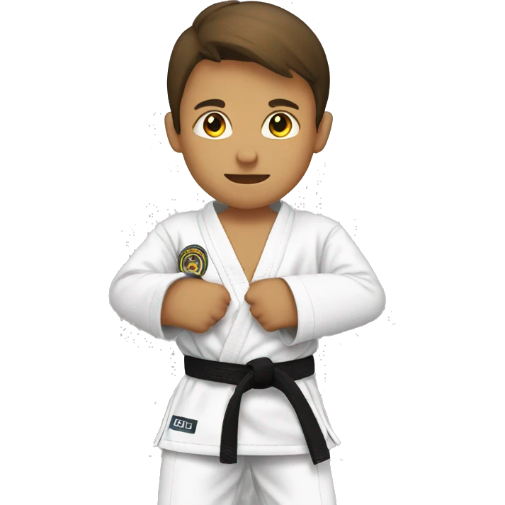 children stoping bullying using jiu-jitsu  emoji