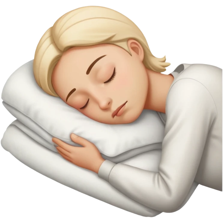 clothed, sleeping face down emoji