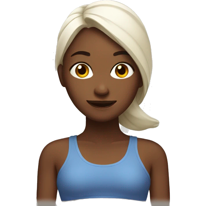 Joga girl emoji