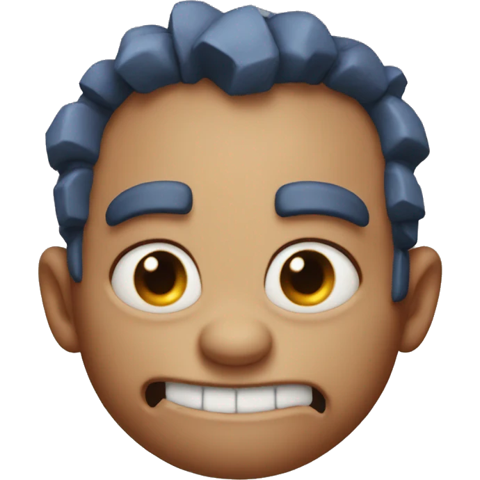 Mad stitch emoji
