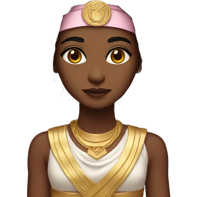 Cherry blossom+egyptian girl emoji