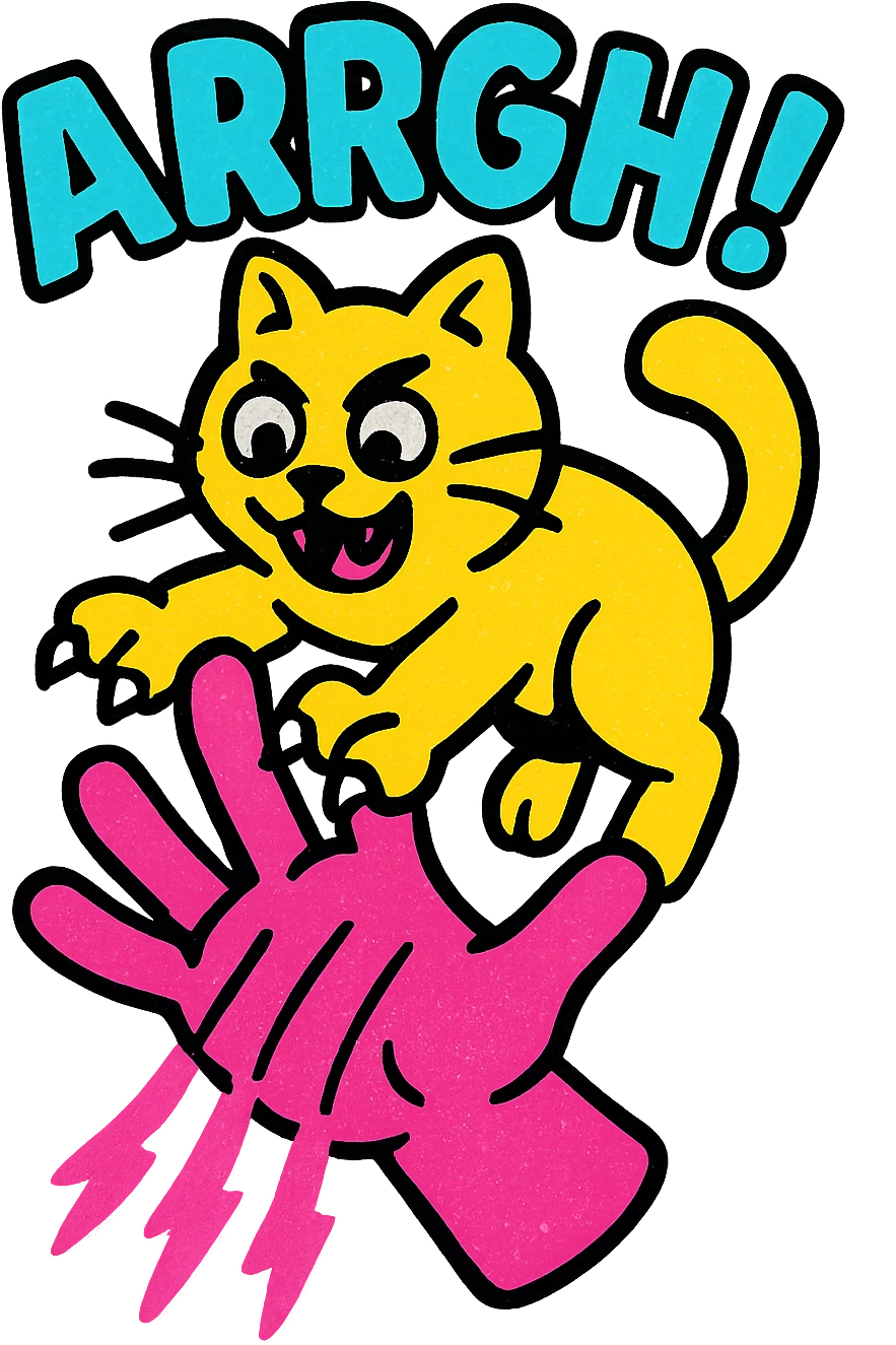 cat attack emoji