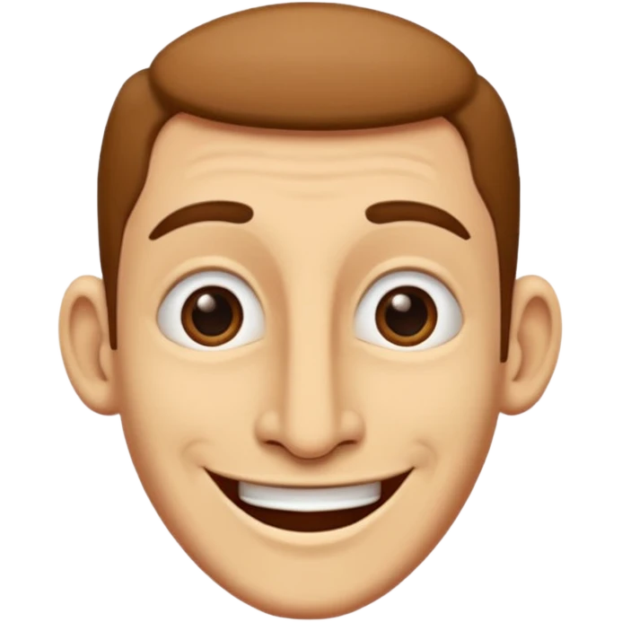 Jawish with long nose emoji