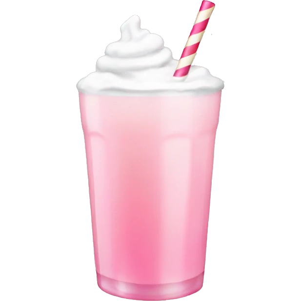 Pastell pink asthetic clean Christmas drink emoji